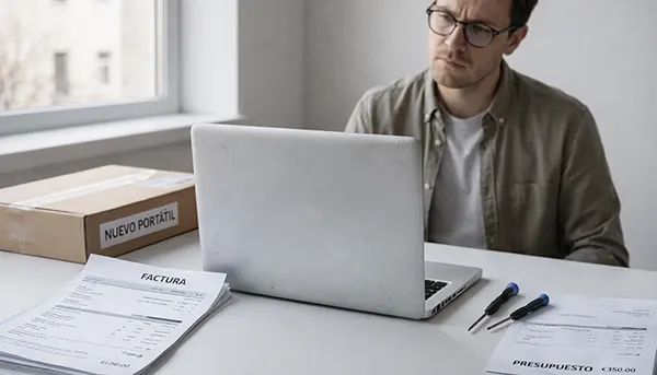 Decisión Portátil Reparación Vs Reemplazo Horizontal